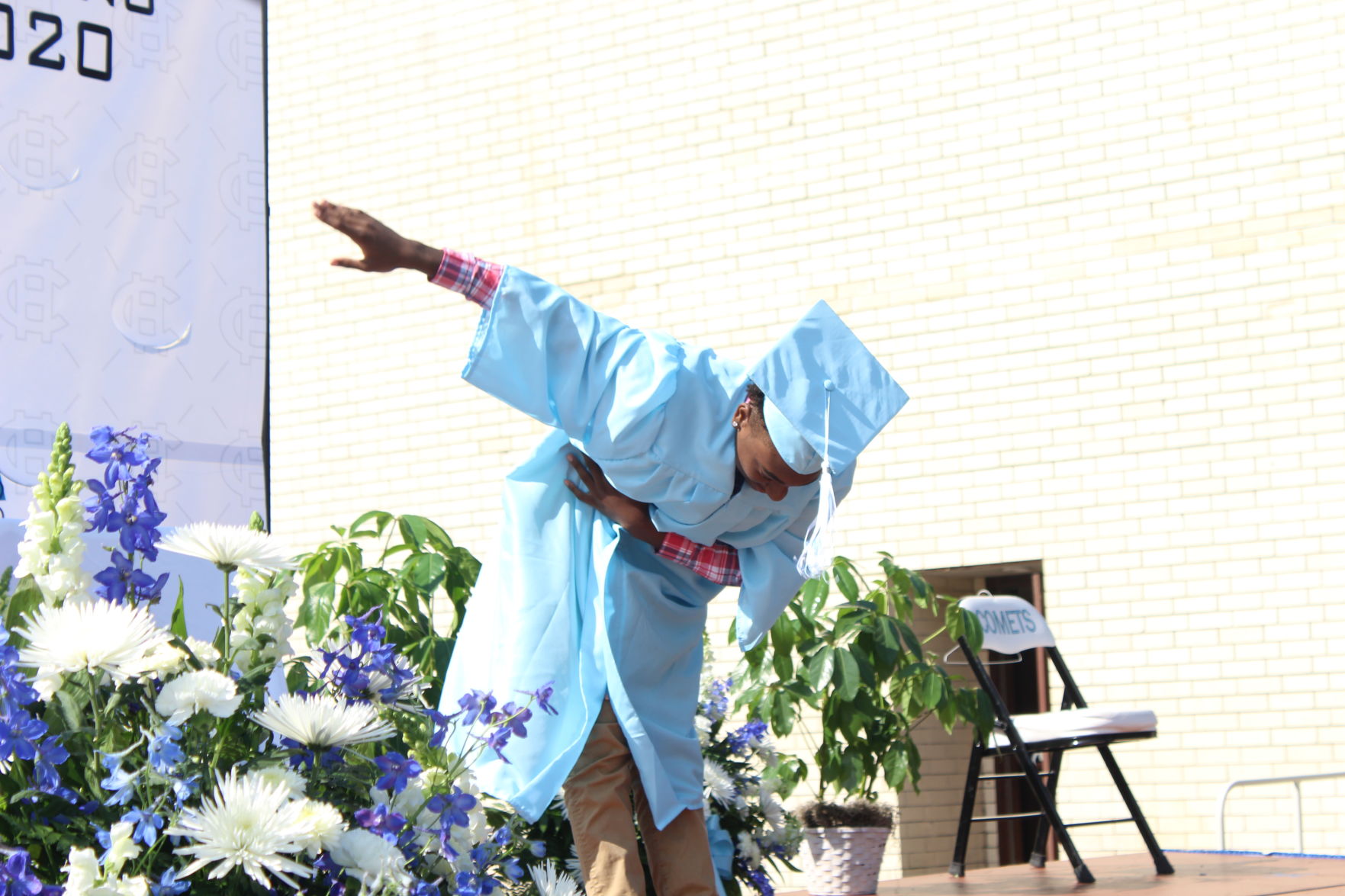 grad doing dab.JPG